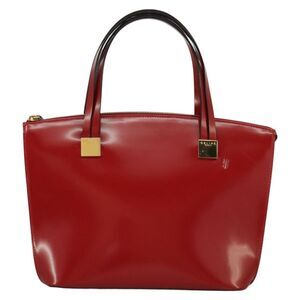 Celine Handbag Patent Leather Red Patent_Leather Handbag (Pre-Owned)